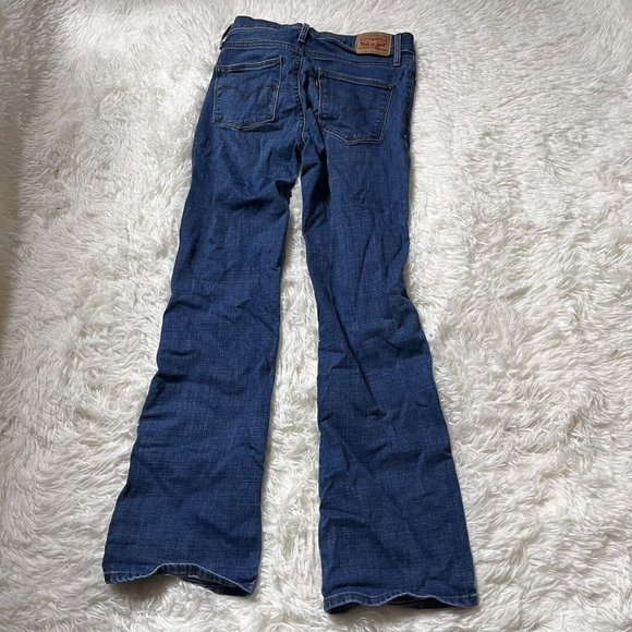 Levi Strauss & Co Slimming Boot Size 26 Blue Women Jean - Picture 3 of 3